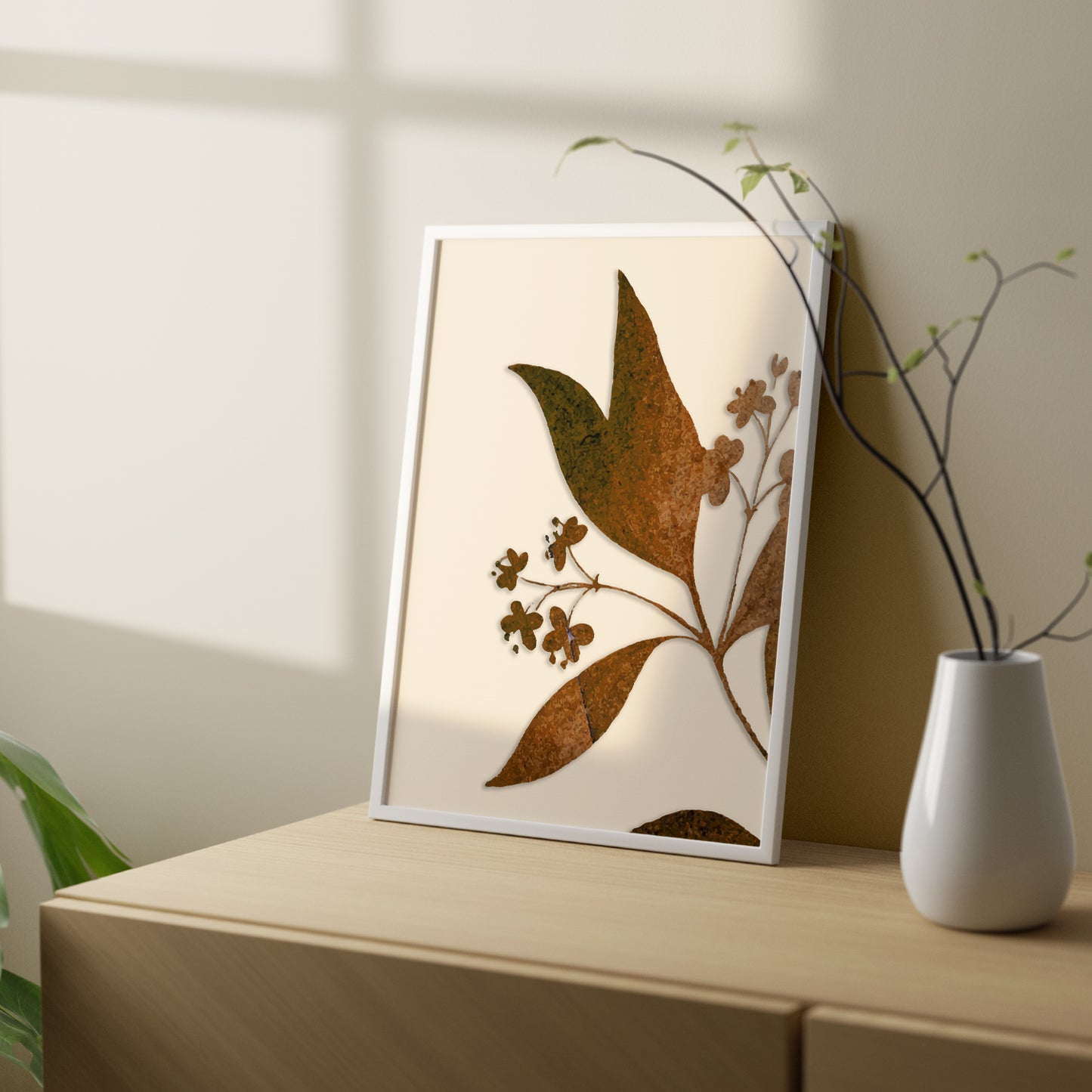 Nature Inspired Framed Art Posters for Home and Office Wall Decor