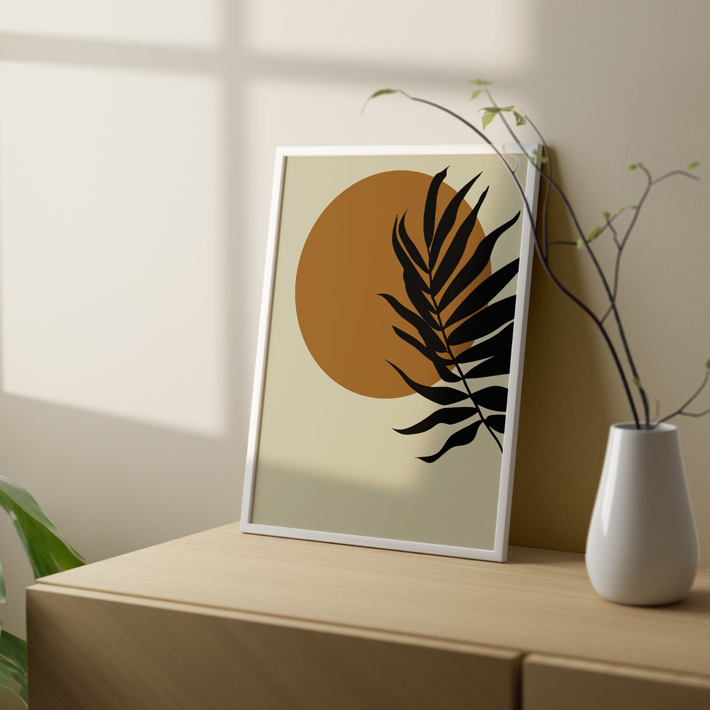 Nature Inspired Framed Art Posters for Home and Office Wall Decor