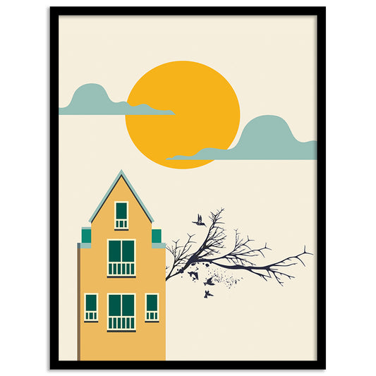 Elegant Minimal Framed Wall Art for Home and Office Decor