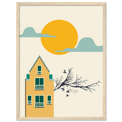 Elegant Minimal Framed Wall Art for Home and Office Decor