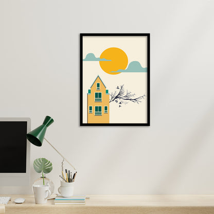 Elegant Minimal Framed Wall Art for Home and Office Decor