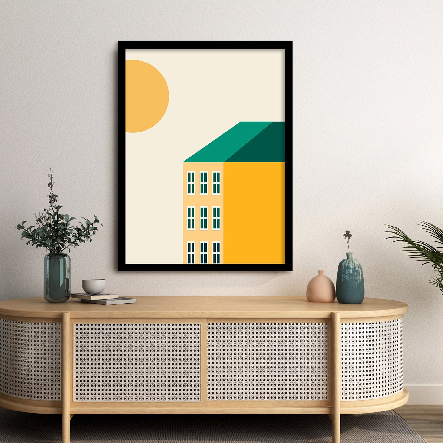 Elegant Minimal Framed Wall Art for Home and Office Decor