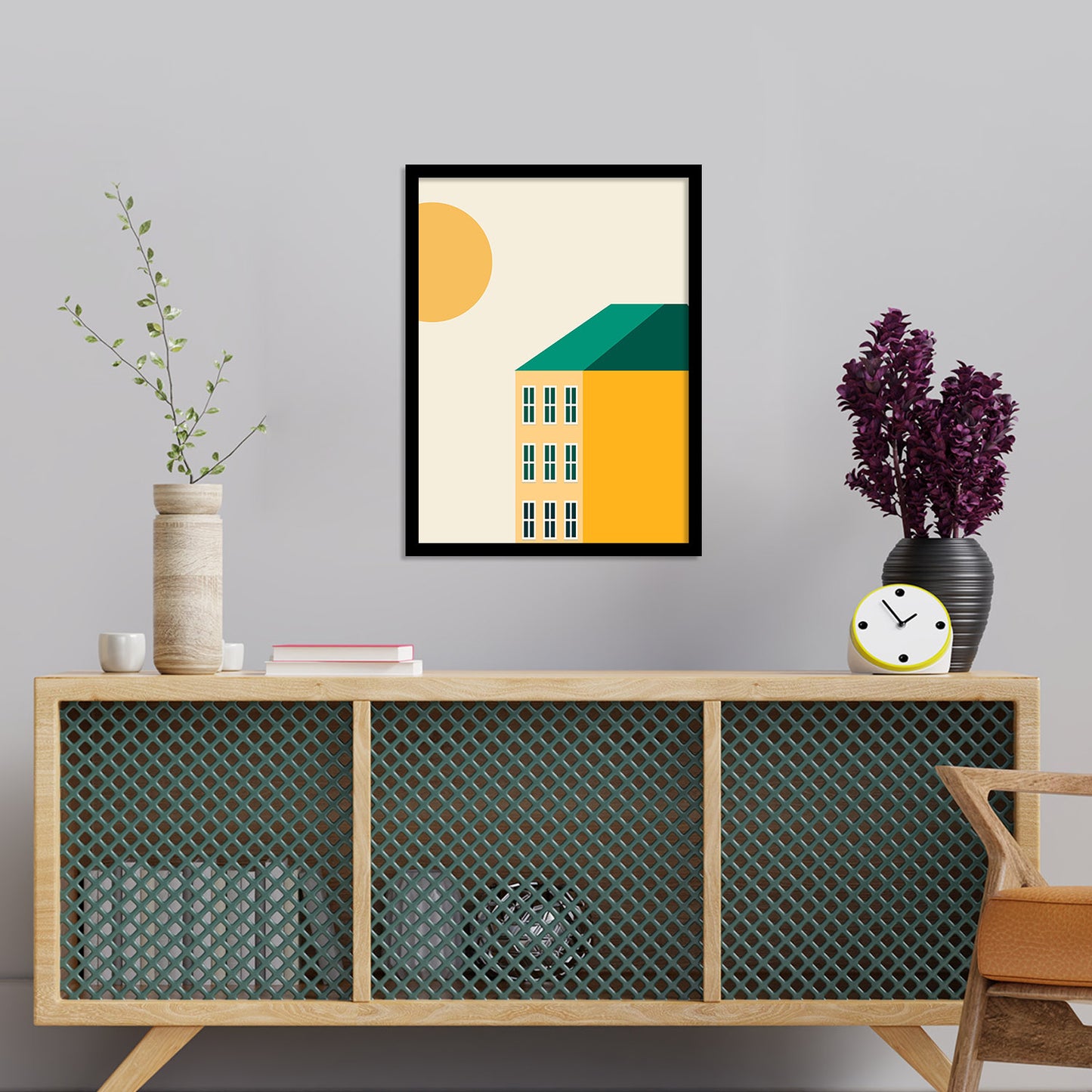 Elegant Minimal Framed Wall Art for Home and Office Decor