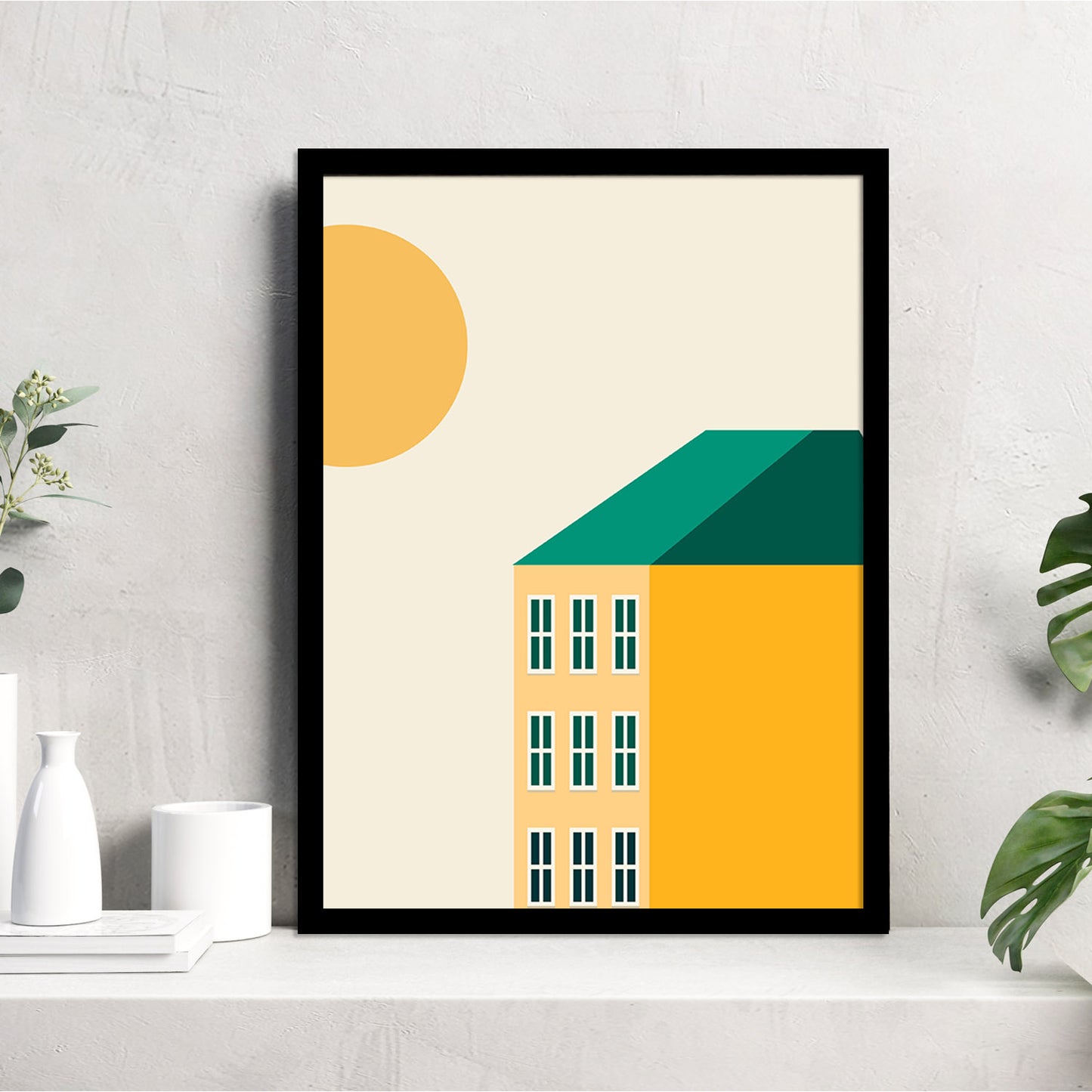 Elegant Minimal Framed Wall Art for Home and Office Decor