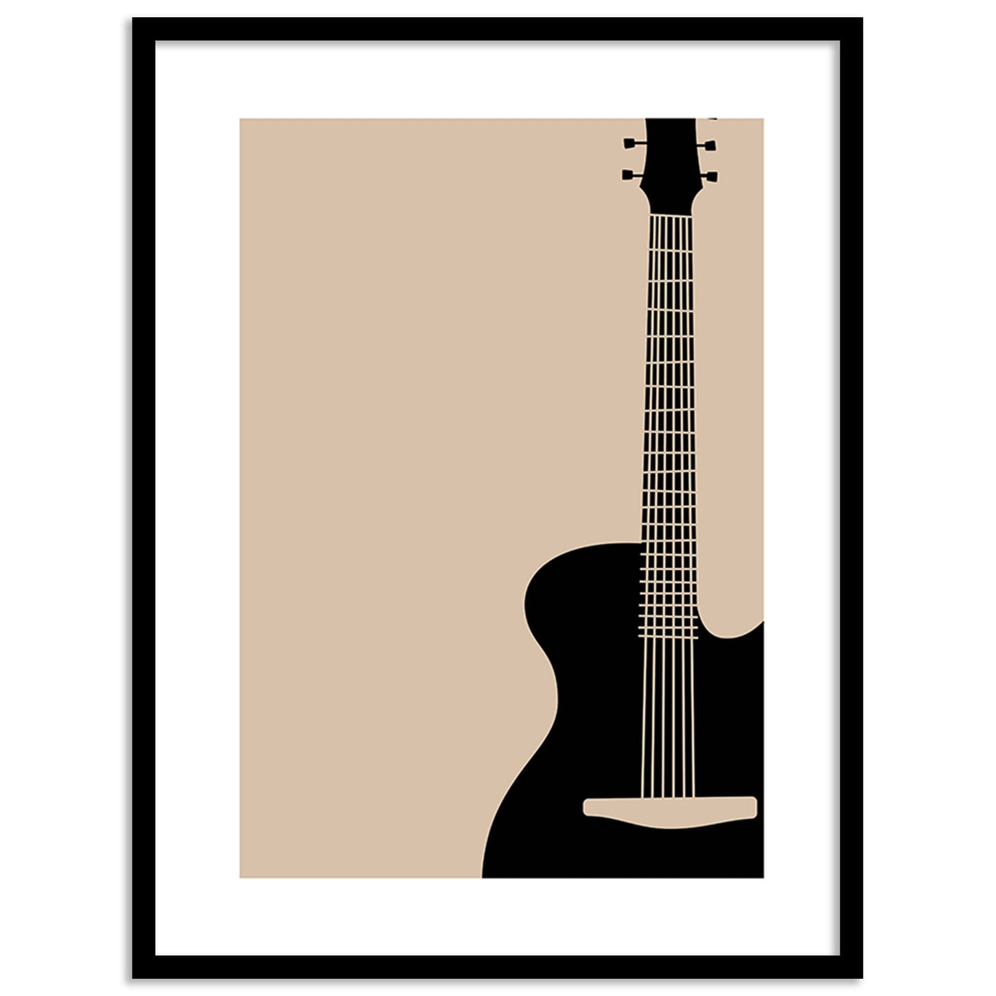 Guitar Wall Art Paintings for living room office Home Decor