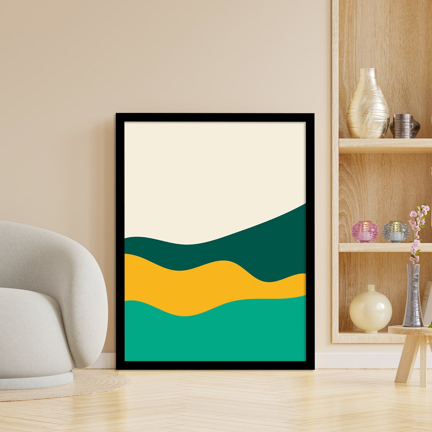 Elegant Minimal Framed Wall Art for Home and Office Decor