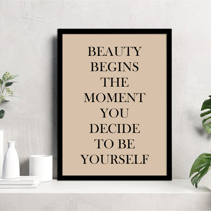 Inspirational Quotes Framed Poster