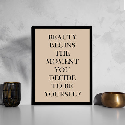 Inspirational Quotes Framed Poster