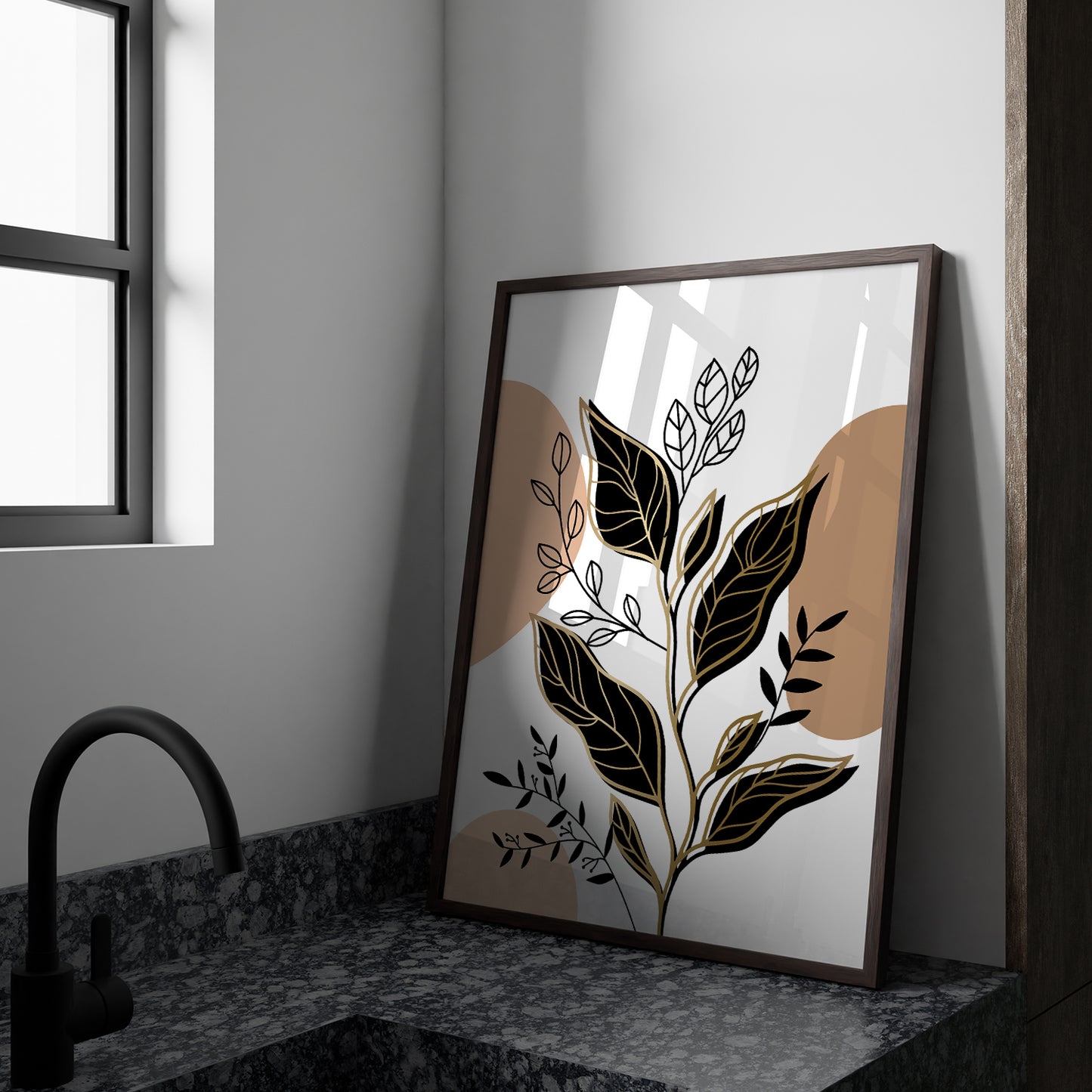 Natural Elegance: Sophisticated Framed Art for Modern Spaces