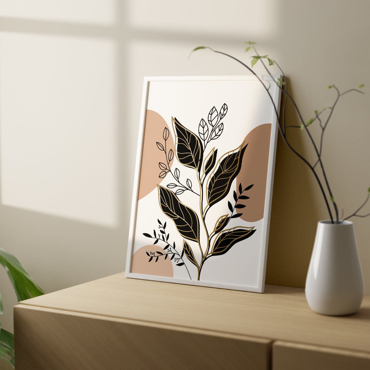 Natural Elegance: Sophisticated Framed Art for Modern Spaces