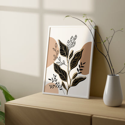 Natural Elegance: Sophisticated Framed Art for Modern Spaces