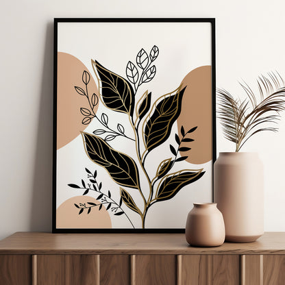 Natural Elegance: Sophisticated Framed Art for Modern Spaces