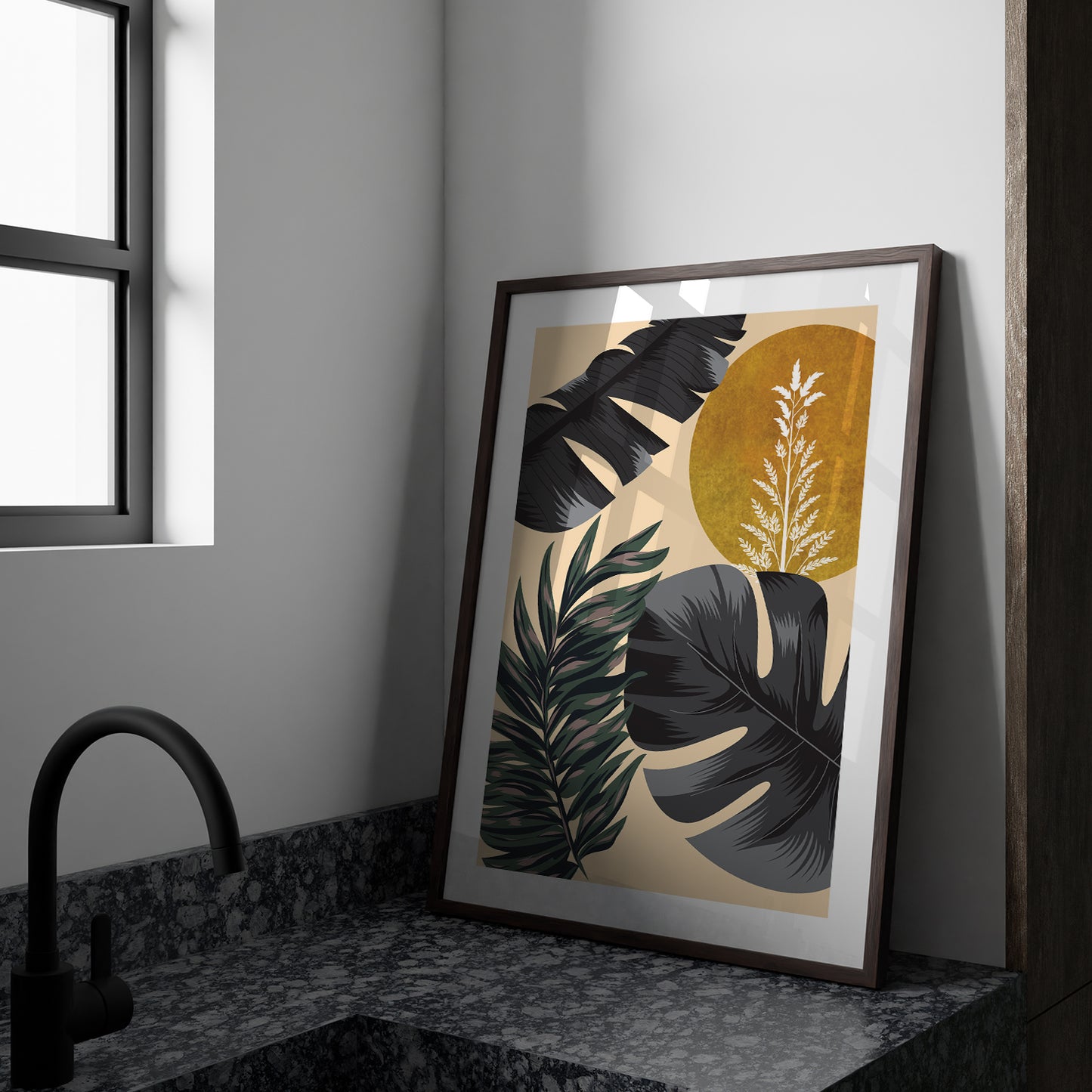 Natural Elegance: Sophisticated Framed Art for Modern Spaces