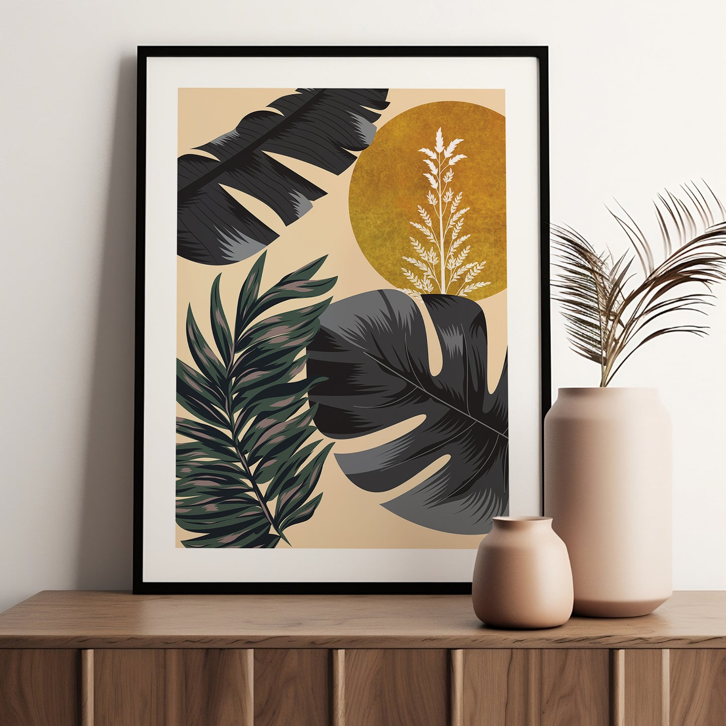 Natural Elegance: Sophisticated Framed Art for Modern Spaces