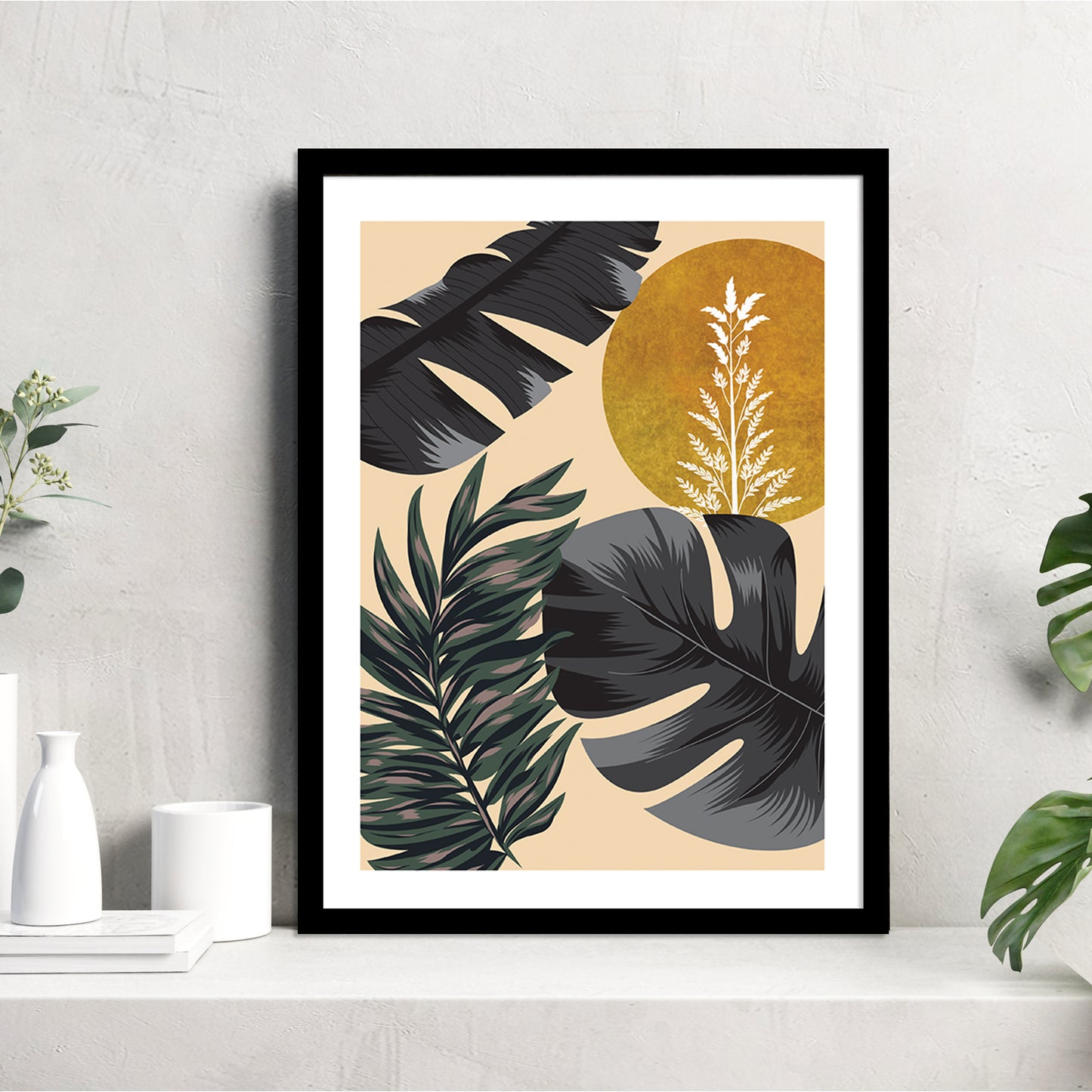 Natural Elegance: Sophisticated Framed Art for Modern Spaces