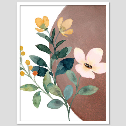 Floral Finesse: Elegant Framed Wall Art for Sophisticated Interiors