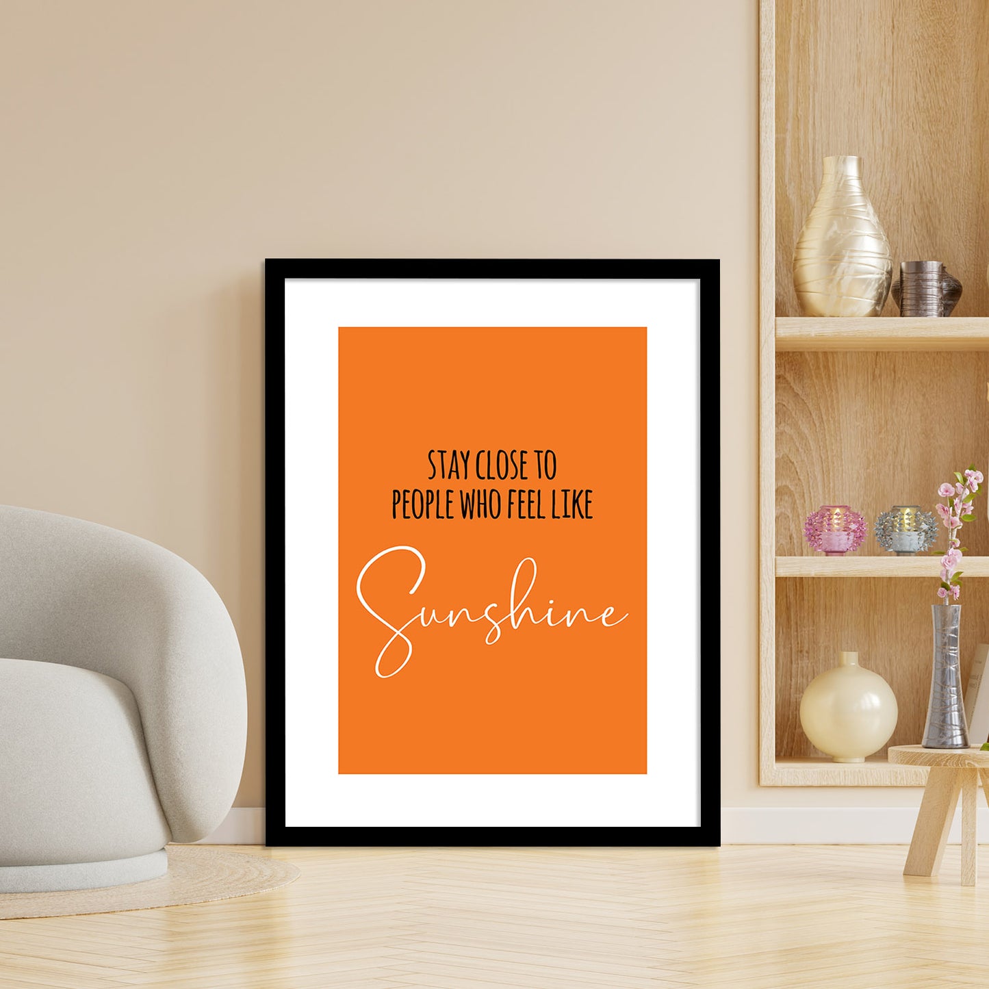 Motivational Quotes Poster with Frame