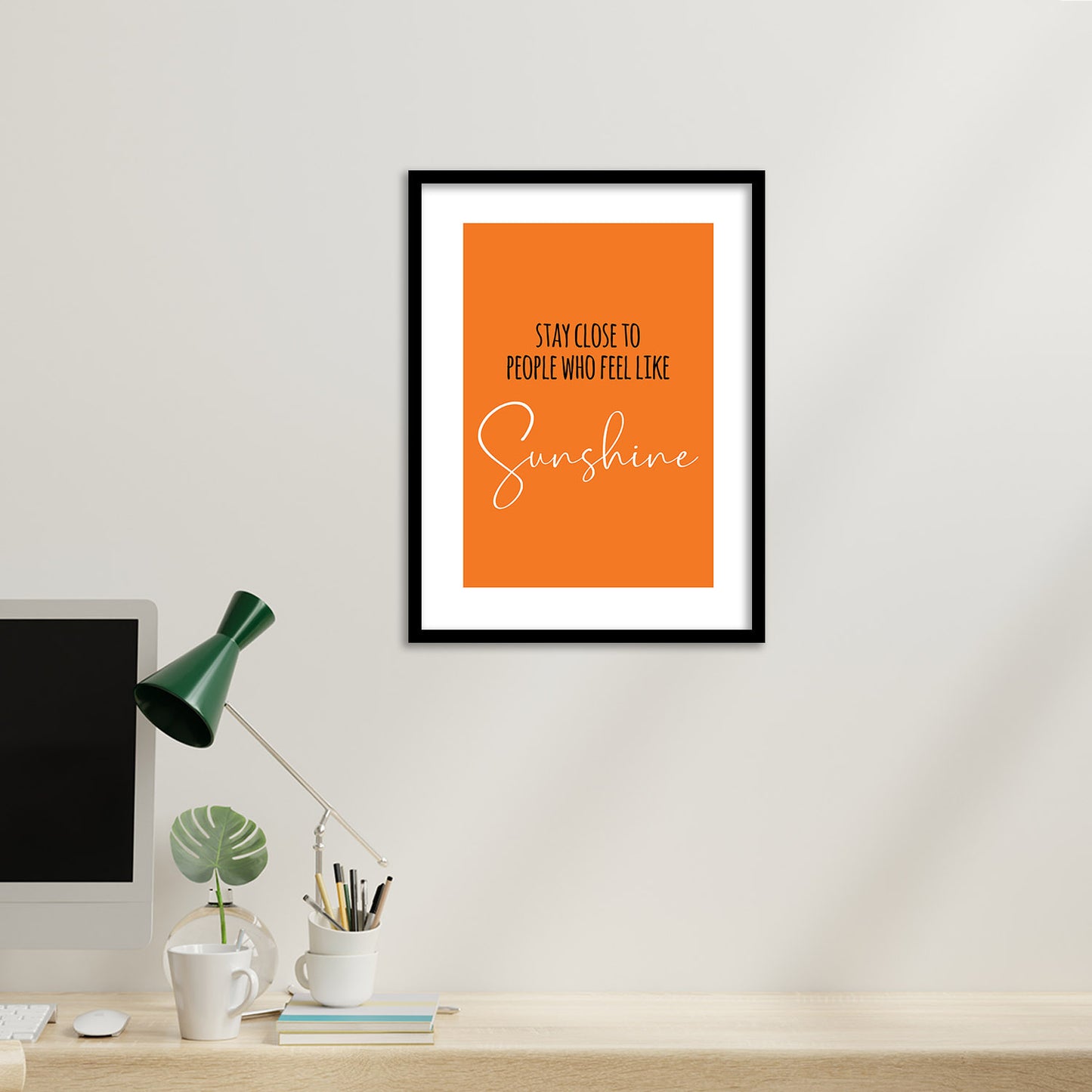 Motivational Quotes Poster with Frame