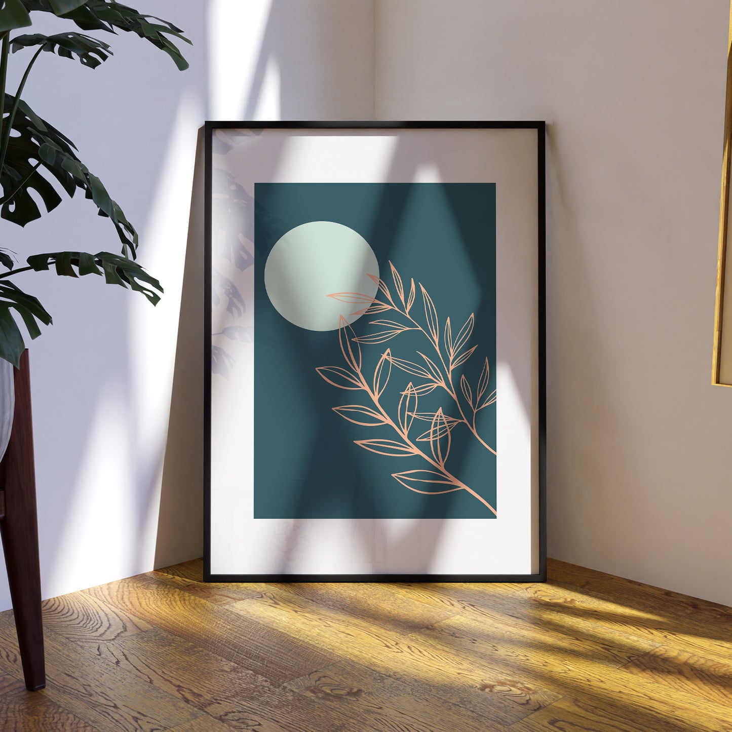 Natural Elegance: Sophisticated Framed Art for Modern Spaces