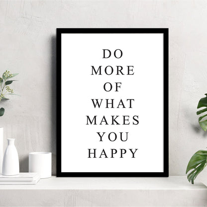 Motivational Quotes Poster with Frame