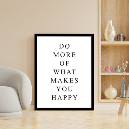 Motivational Quotes Poster with Frame