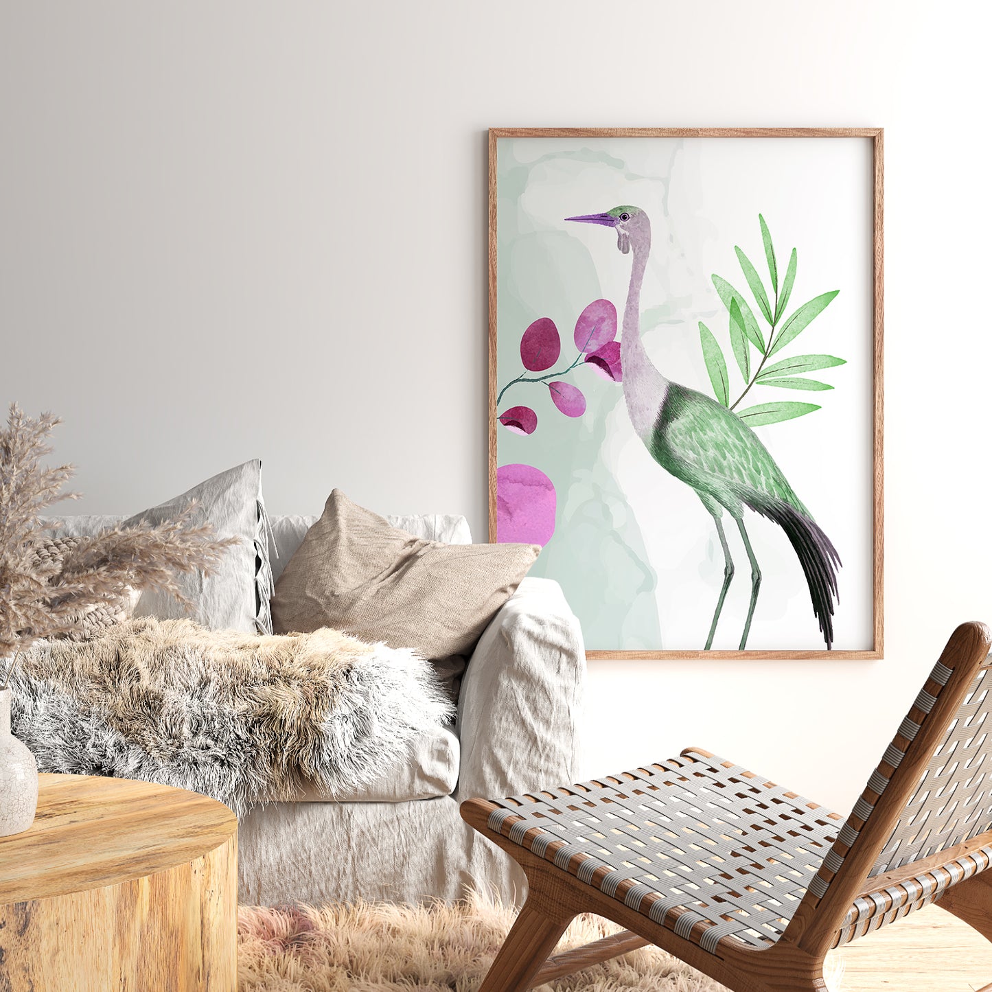 Natural Elegance: Sophisticated Framed Art for Modern Spaces