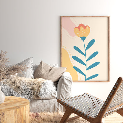 Nature Inspired Framed Art Posters for Home and Office Wall Decor