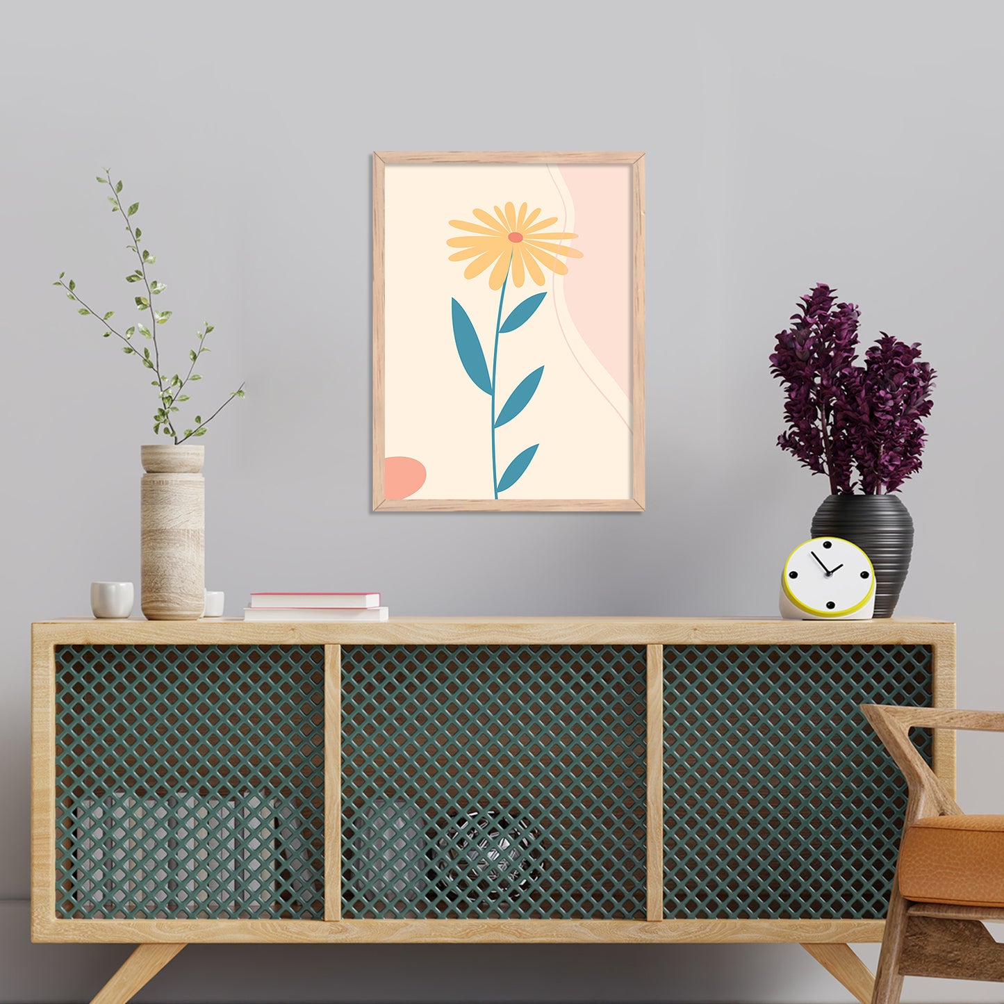 Nature Inspired Framed Art Posters for Home and Office Wall Decor