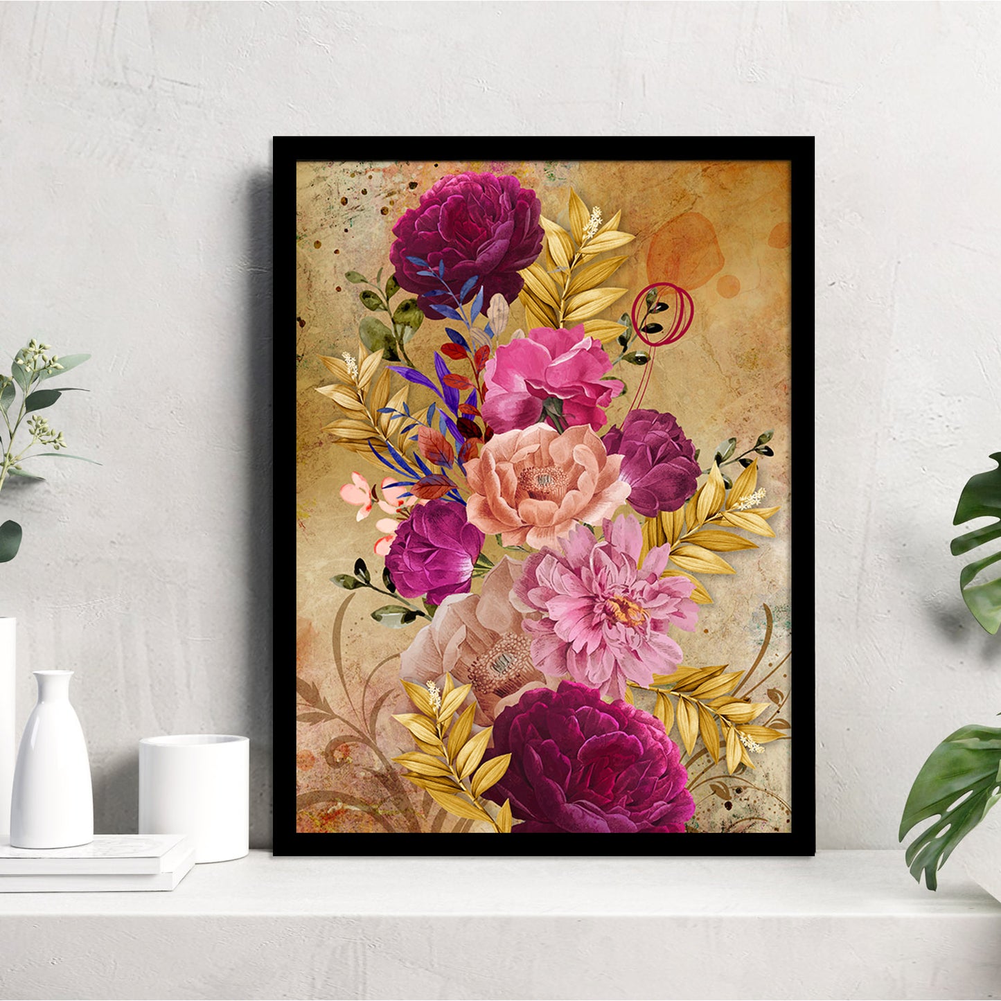 Captivating Framed Floral Art for Wall Decor