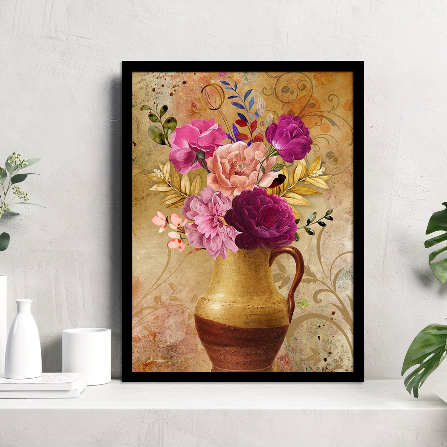 Captivating Framed Floral Art for Wall Decor