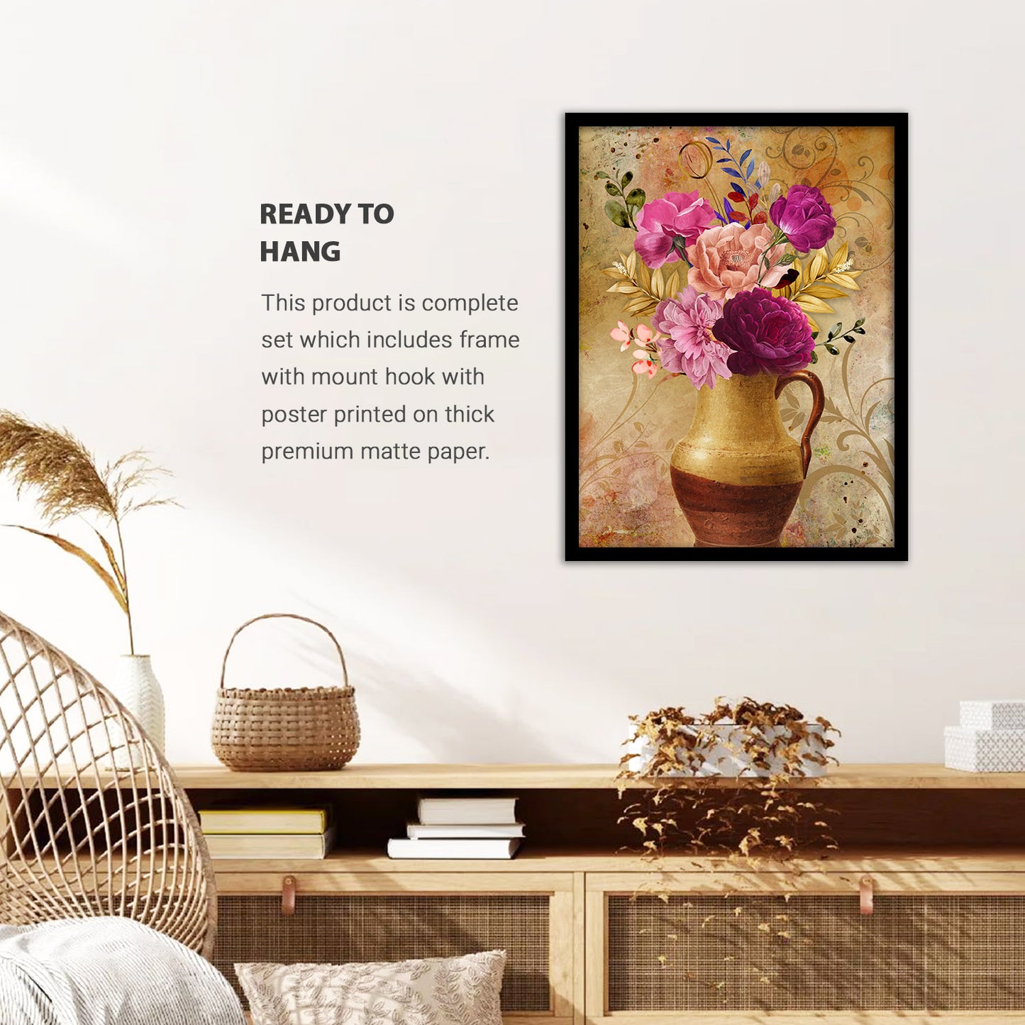 Captivating Framed Floral Art for Wall Decor