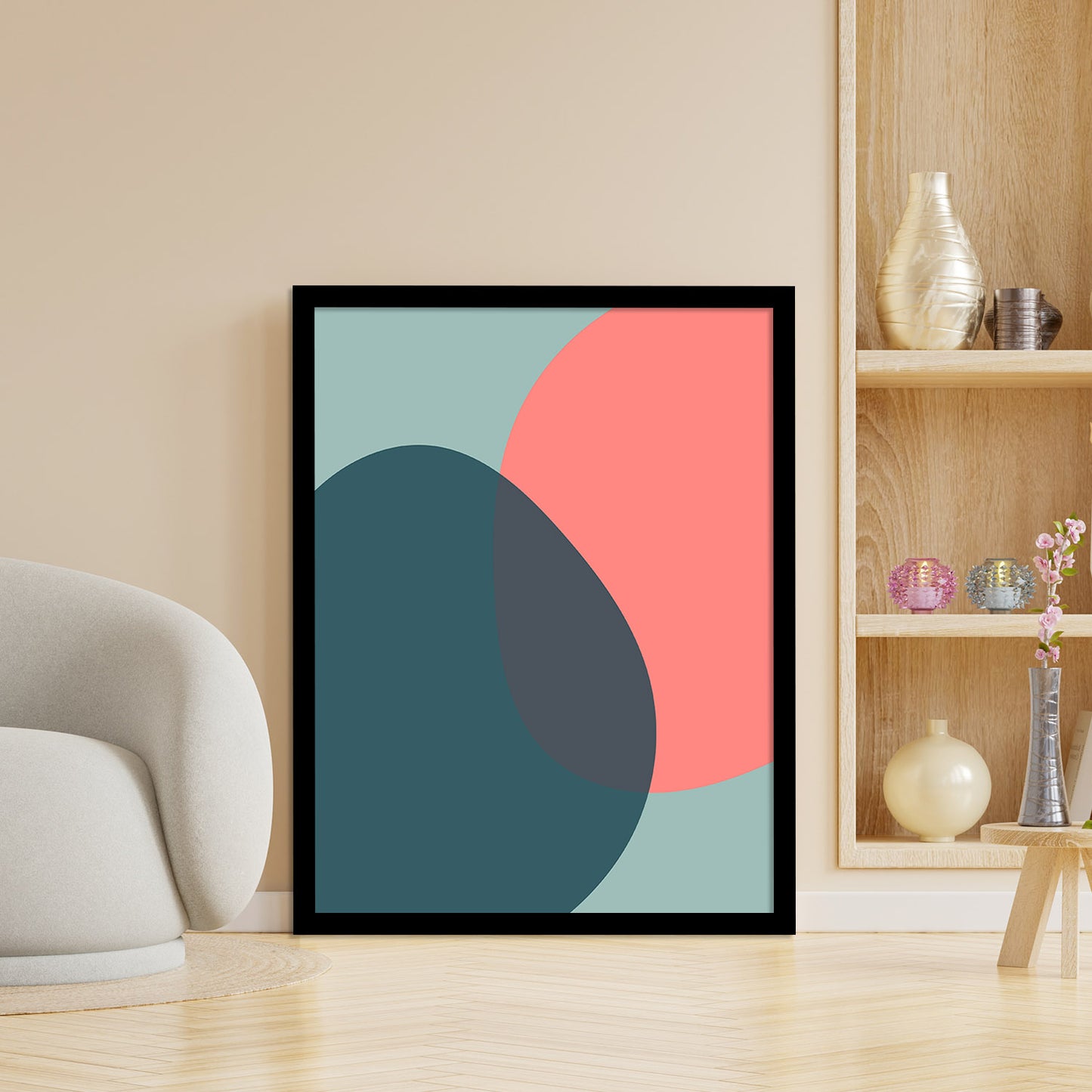 Elegant Minimal Framed Wall Art for Home and Office Decor