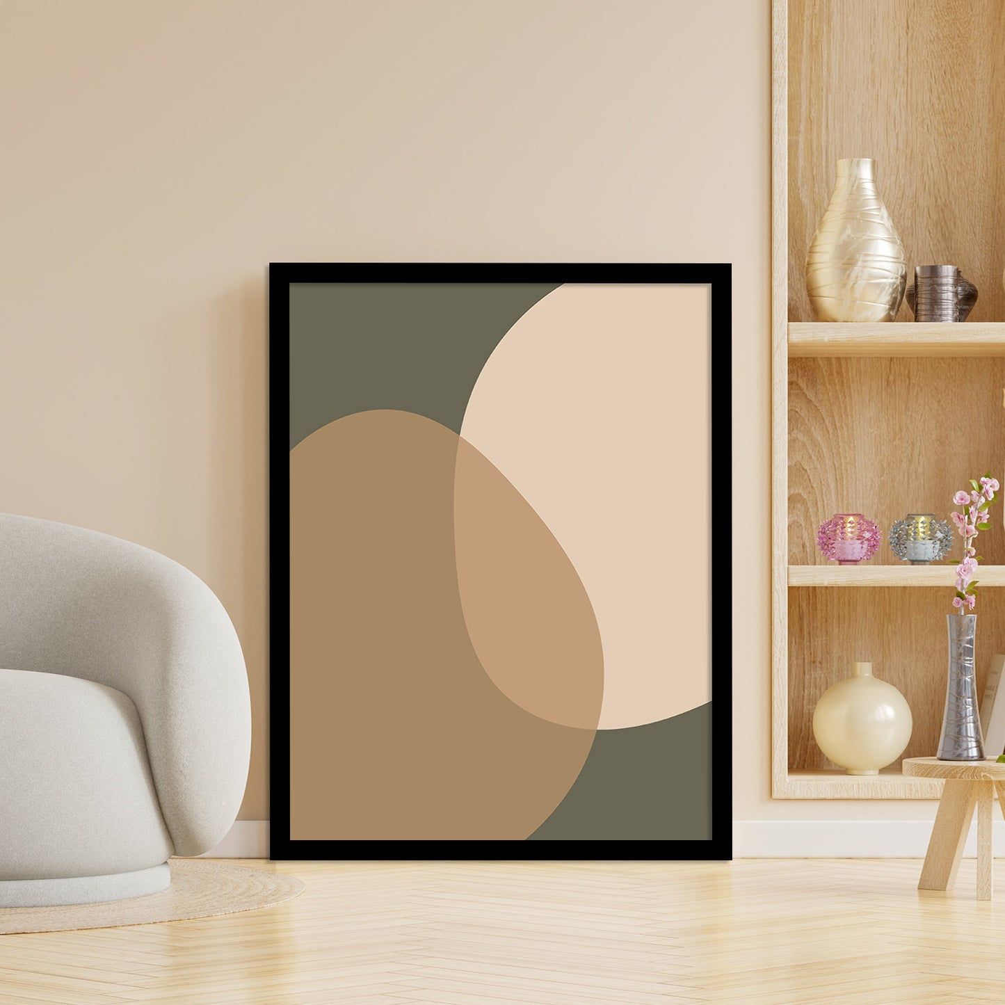 Elegant Minimal Framed Wall Art for Home and Office Decor