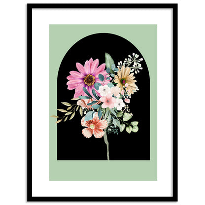 Exquisite Floral Artwork in Premium Frames for Decor