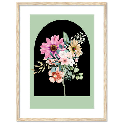 Exquisite Floral Artwork in Premium Frames for Decor