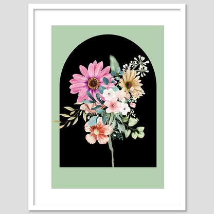 Exquisite Floral Artwork in Premium Frames for Decor