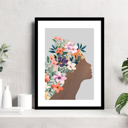 Graceful Floral Modern Art for Home and Office Wall Decor