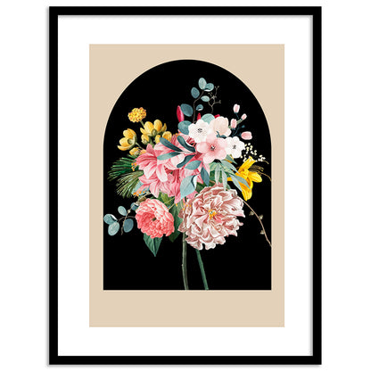 Exquisite Floral Artwork in Premium Frames for Decor