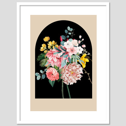 Exquisite Floral Artwork in Premium Frames for Decor