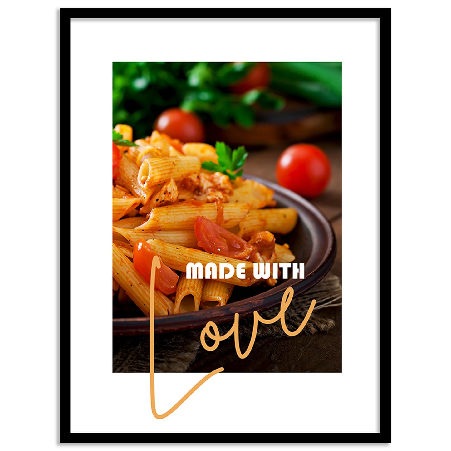 Elegant Framed Art Posters for Kitchen & Dining Room