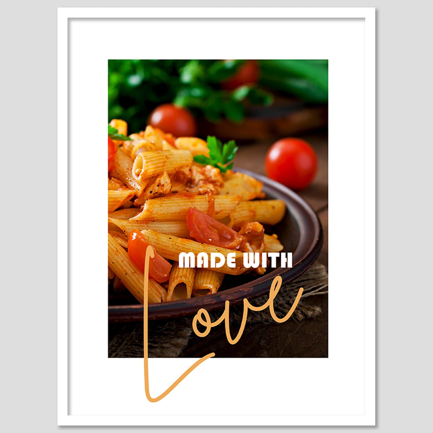 Elegant Framed Art Posters for Kitchen & Dining Room