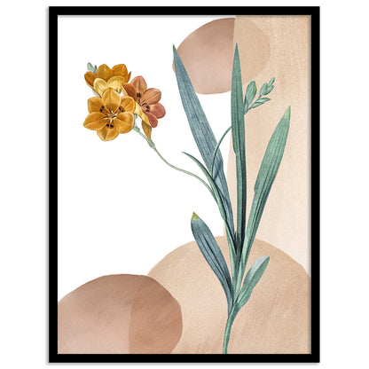 Graceful Floral Modern Art for Home and Office Wall Decor