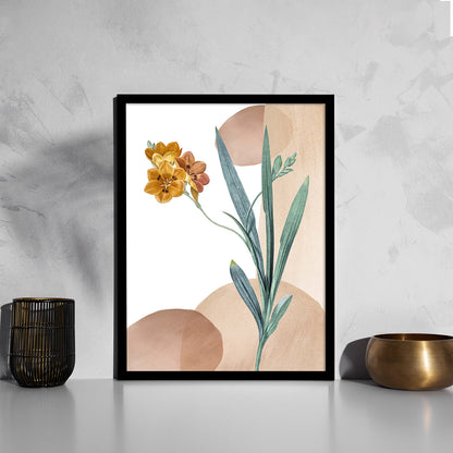 Graceful Floral Modern Art for Home and Office Wall Decor