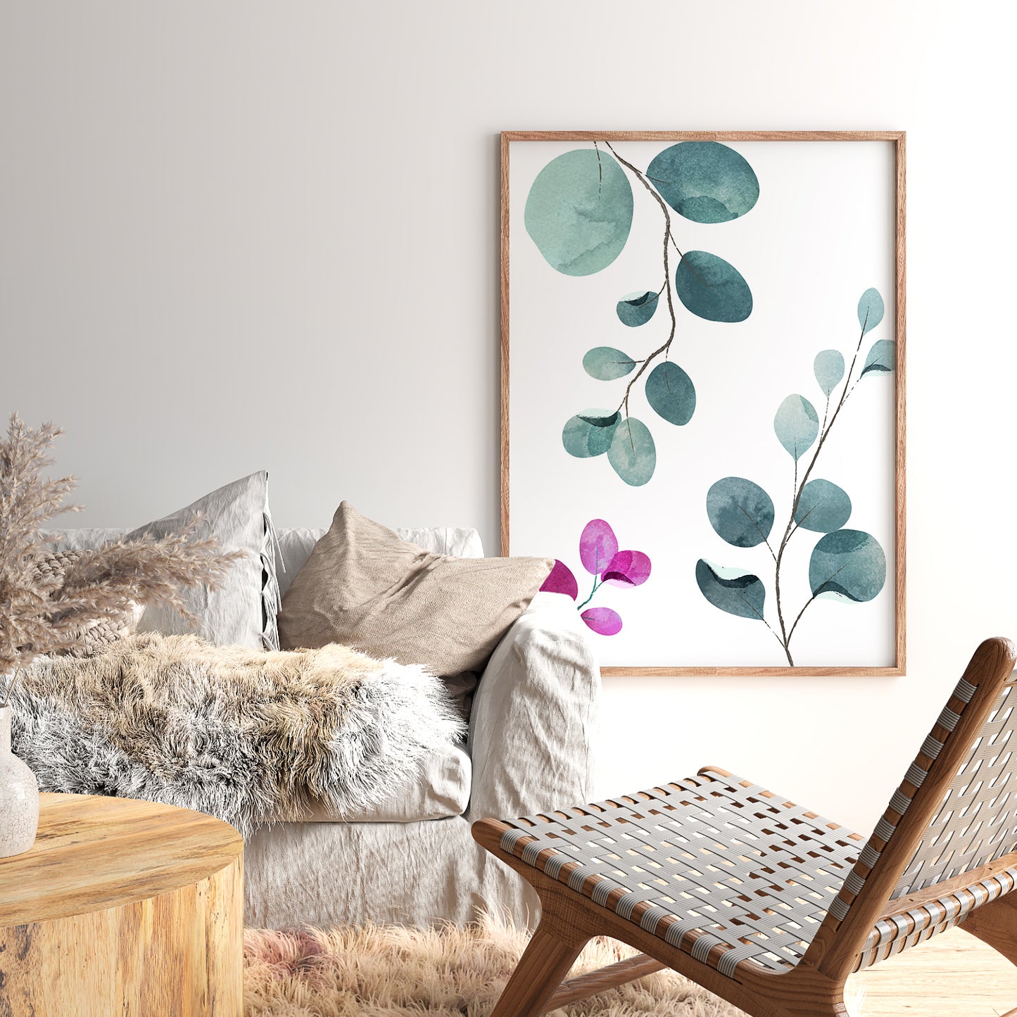 Nature Inspired Framed Art Posters for Home and Office Wall Decor