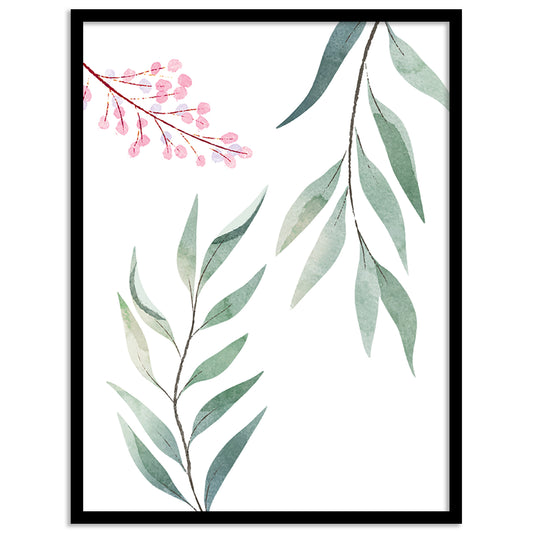 Nature Inspired Framed Art Posters for Home and Office Wall Decor