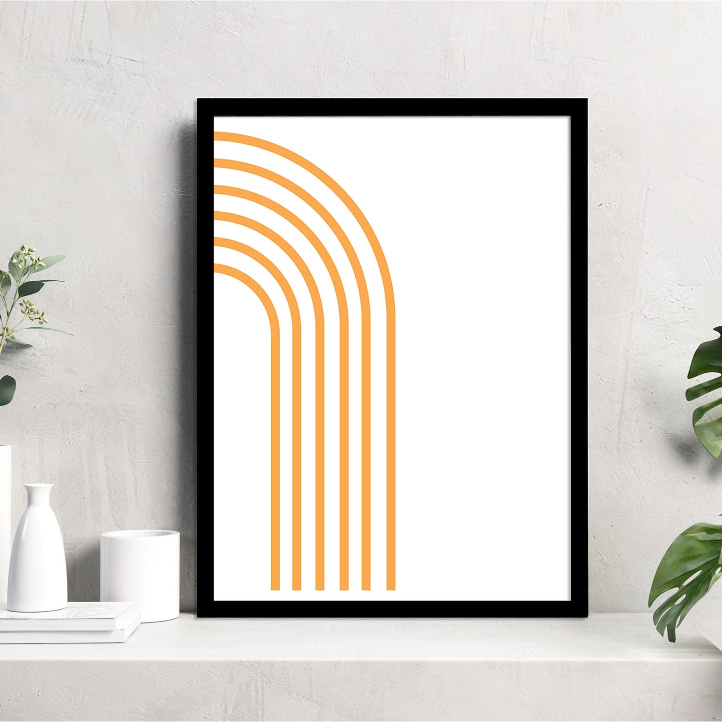 Versatile Minimal Framed Artwork for Home and Office