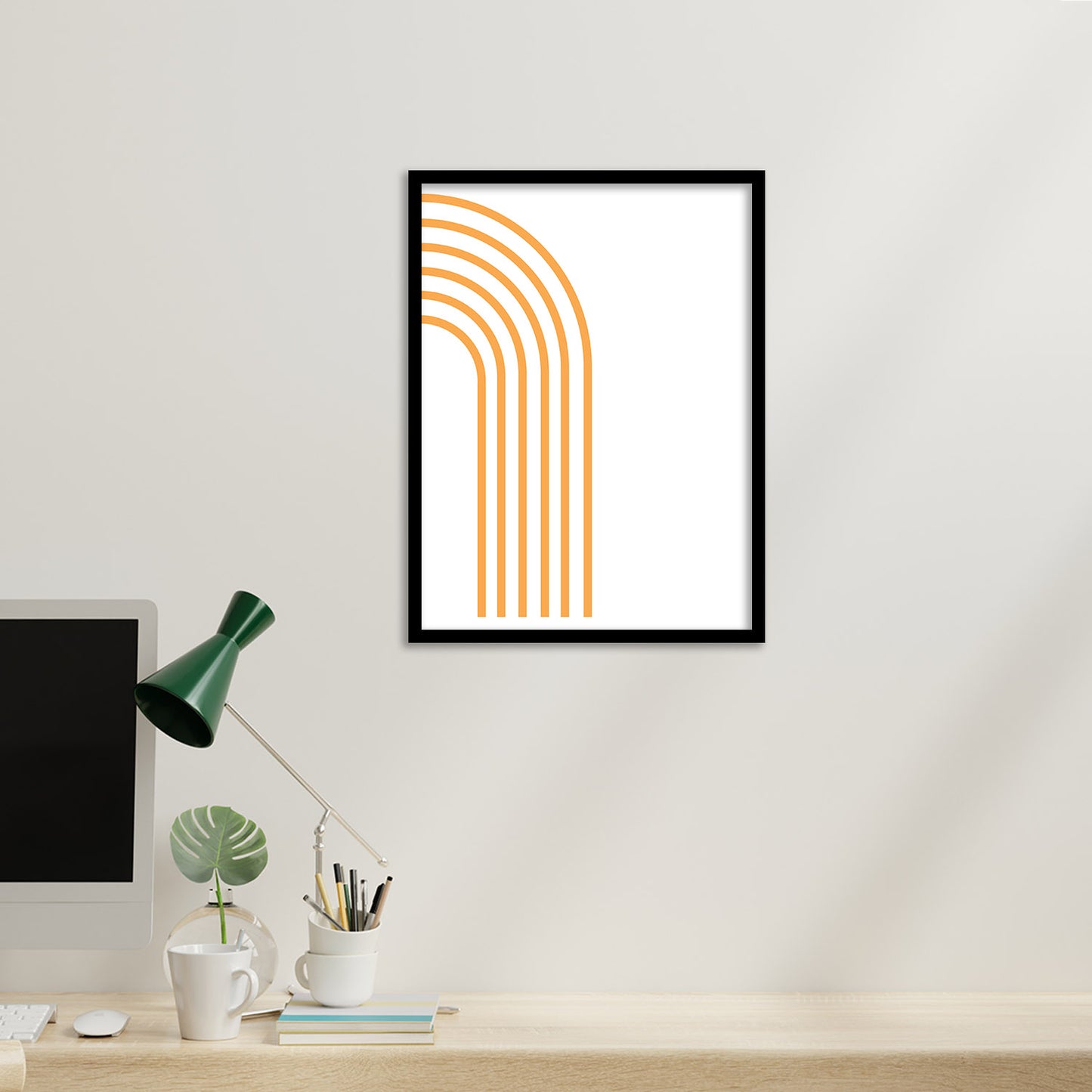 Versatile Minimal Framed Artwork for Home and Office