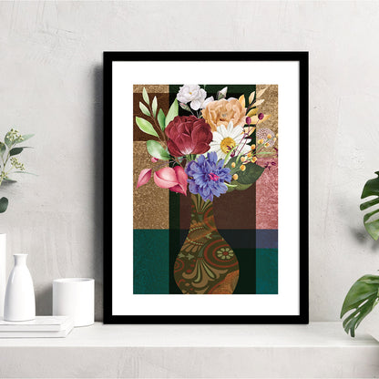 Exquisite Floral Artwork in Premium Frames for Decor