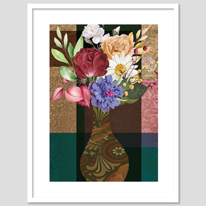 Exquisite Floral Artwork in Premium Frames for Decor