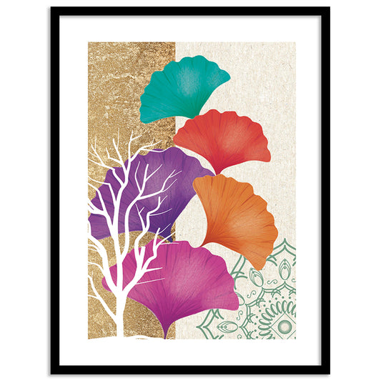 Nature Inspired Framed Art Posters for Home and Office Wall Decor